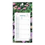 Calendrier Bloc Mensuel Mural 2026 - 16x33cm - Nature - Modèle aléatoire*
