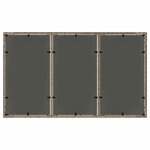 vidaXL Ensemble de salle à manger pour jardin 7 Pièces Gris Poly rotin