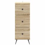 vidaXL Armoire à tiroirs Chêne Sonoma 33 x 34 5 x 90 cm