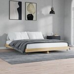 vidaXL Cadre de lit sans matelas chêne sonoma 160x200 cm