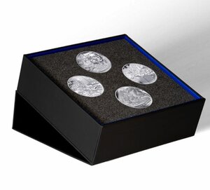 L'Art de la Plume – Agatha Christie Coffret complet - 20€ Argent Haut Relief et trois monnaies sur les romans