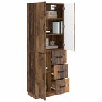 vidaXL Ensemble de Meubles 2 Pièces Bois ancien Bois d'ingénierie