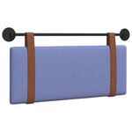 vidaXL Tête de lit suspendue Bleu denim PU antique