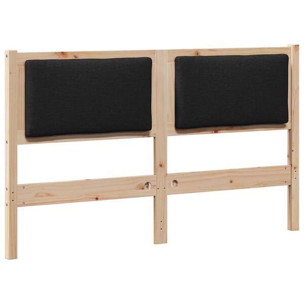 vidaXL Tête de lit Autre Marron 140 cm Bois massif en pin