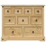 vidaXL Commode Corona 101x45x82 cm bois massif de pin