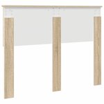 vidaXL Tête de lit Chêne Sonoma 135 cm Bois d'ingénierie