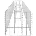 vidaXL Lit surélevé à gabion Acier galvanisé 360x30x30 cm