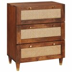 vidaXL Buffet Marron 60 x 33 x 75 cm Bois de mangue massif
