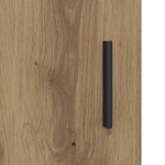 vidaXL Buffet chêne artisanal 35 x 35 5 x 76 cm Bois d'ingénierie