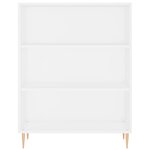 vidaXL Buffet blanc 69 5x32 5x180 cm bois d'ingénierie