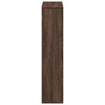 vidaXL Bibliothèque chêne marron 63x20x90 cm bois d'ingénierie