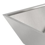 vidaXL Set de jardinières en bol 5 Pièces 50x50x15 cm en inox