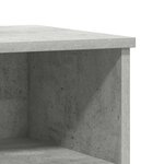 vidaXL Table de chevet gris béton 40x35x50 cm bois d’ingénierie