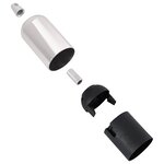 vidaXL Douilles de lampe 2 Pièces nickel satiné E27