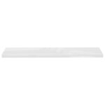 vidaXL Étagère murale flottante Blanc brillant 120x23 5x3 8 cm MDF
