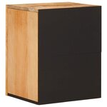 vidaXL Armoire suspendue avec stockage Marron 38 x 33 5 x 48 cm