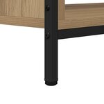 vidaXL Meuble TV chêne artisanal 100 x 40 x 45 cm Bois d'ingénierie