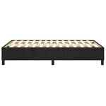 vidaXL Cadre de lit sans matelas noir 120x200 cm velours