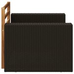 vidaXL Sofa de milieu extérieur Naturel