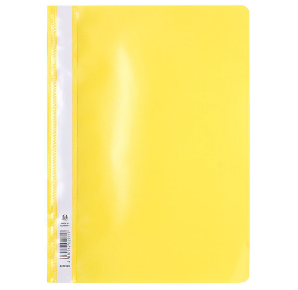 Chemise de présentation à lamelles Polypropylène standard A4 Jaune EXACOMPTA