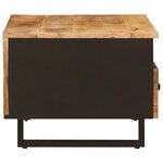 vidaXL Table basse Marron 80 x 54 x 40 cm Bois de mangue massif