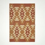 Tapis extérieur terrasse réversible - Tapis de jardin imperméable et résistant UV - Anya - Orange - 120x180 cm - HOMESCAPES