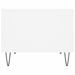 vidaXL Table basse blanc 60x50x40 cm bois d'ingénierie