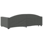 vidaXL Lit de jour avec gigogne et tiroirs sans matelas 100x200 cm