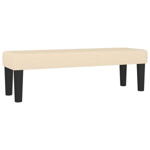 Banc banquette 100 x 30 x 30 cm tissu crème 02_0010602