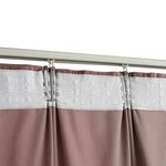 vidaXL Rideau occultant et crochet 2Pièces Velours Rose antique 140x245cm
