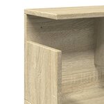 vidaXL Armoire murale 80x20x30 cm chêne sonoma bois d'ingénierie