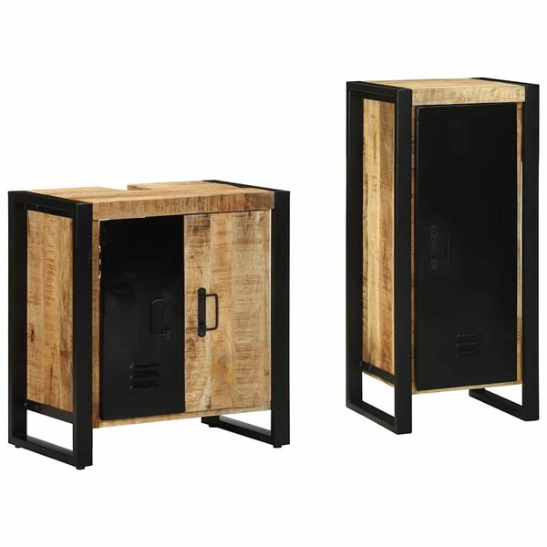 vidaXL Ensemble de mobilier de salle de bain 2 Pièces