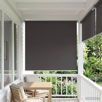 vidaXL Store roulant extérieur protection UV Anthracite Polyester