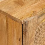 vidaXL Buffet 3 Pièces Marron 180 x 33 x 75 cm Bois de mangue massif