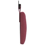 vidaXL Tête de lit suspendue Bordeaux Tissu
