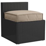 vidaXL Coussin pour assise de palette Taupe 60 x 60 x 12 cm