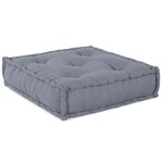 vidaXL Coussin 2 Pièces Gris 70 x 70 x 54 cm Polyester