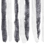 vidaXL Moustiquaire Gris et blanc 56 x 185 cm Chenille