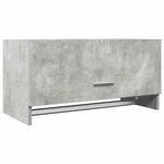 vidaXL Garde-robe gris béton 70x32 5x35 cm bois d'ingénierie