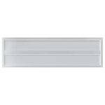 vidaXL Étagères murales 2 Pièces 100x30x3 cm argenté acier inoxydable