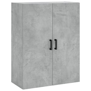 vidaXL Armoire murale gris béton 69 5x34x90 cm