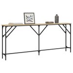 vidaXL Table console chêne sonoma 180x23x75 cm bois d'ingénierie