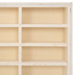 vidaXL Vitrine de collection en bois avec 60 compartiments