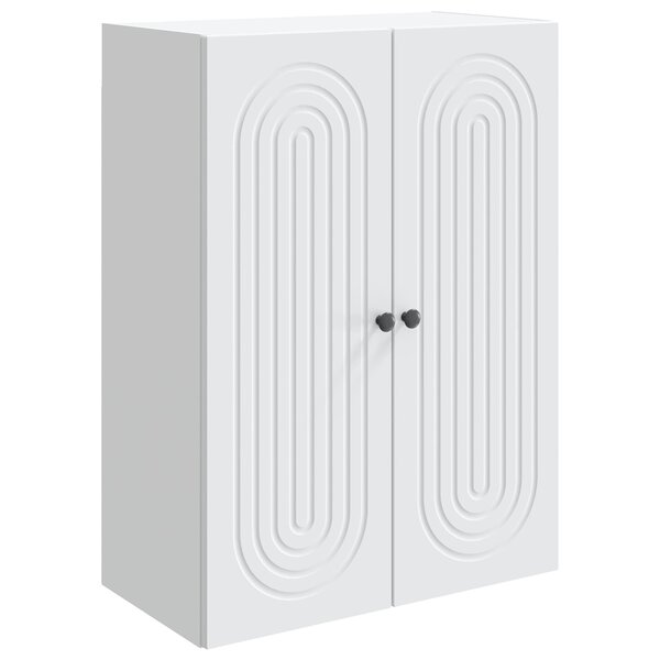 vidaXL Armoire Murale Blanc 66 x 34 5 x 90 cm Bois d'ingénierie
