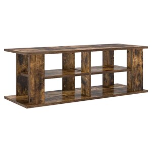 vidaXL Support de télévision Chêne fumé 96 x 35 x 33 5 cm