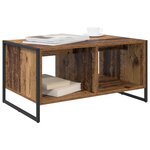 vidaXL Table basse Bois Ancien 80 x 50 x 40 cm Bois d'ingénierie