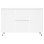 vidaXL Buffet blanc 104x35x70 cm bois d'ingénierie