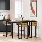 vidaXL Table de salle à manger / Table de repas Bois d'ingénierie