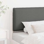 vidaXL Tête de lit capitonnée Blanc et gris clair 90 cm Pin massif
