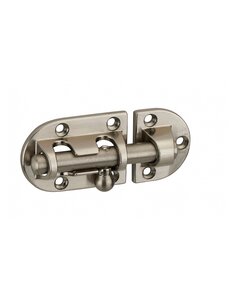 THIRARD - Targette  acier  pêne Ø 8mm  34x48mm  nickel satin - THIRARD
